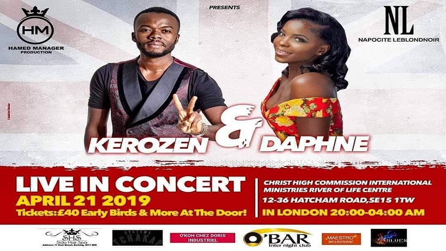 Daphné et Kerozen en concert à Londres