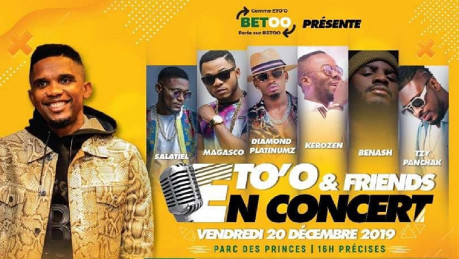 Samuel Eto’o organise son premier concert ce 20 décembre à Douala