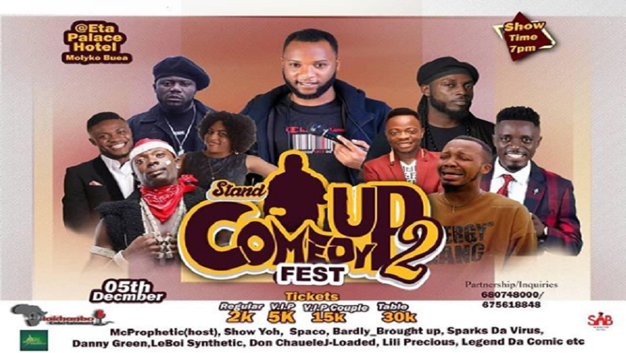 Le stand-up comedy fest s’annonce à Buea ce 05 décembre