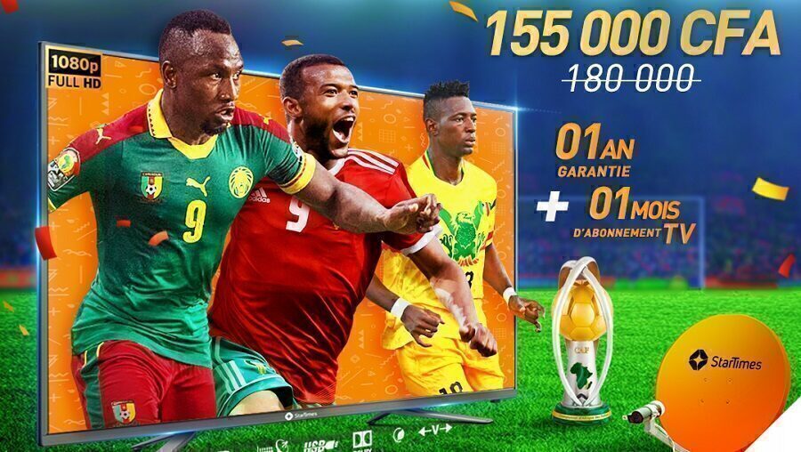 CHAN 2020: L’intégralité des matchs sur le Téléviseur 43 pouces de StarTimes