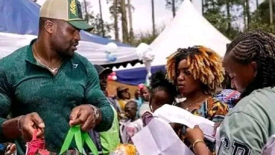 Francis Ngannou apporte du sourire à 1 342 enfants