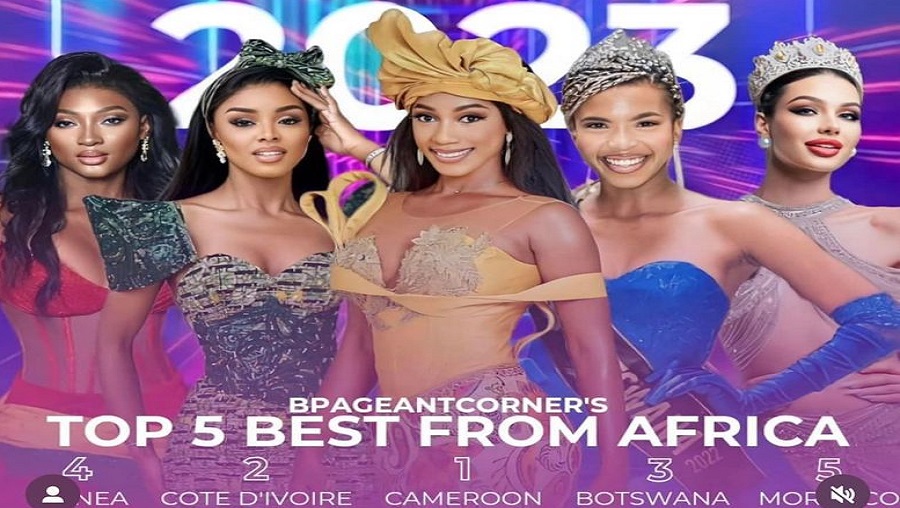 Julia Samantha en tête du classement Afrique de Miss Monde 2023