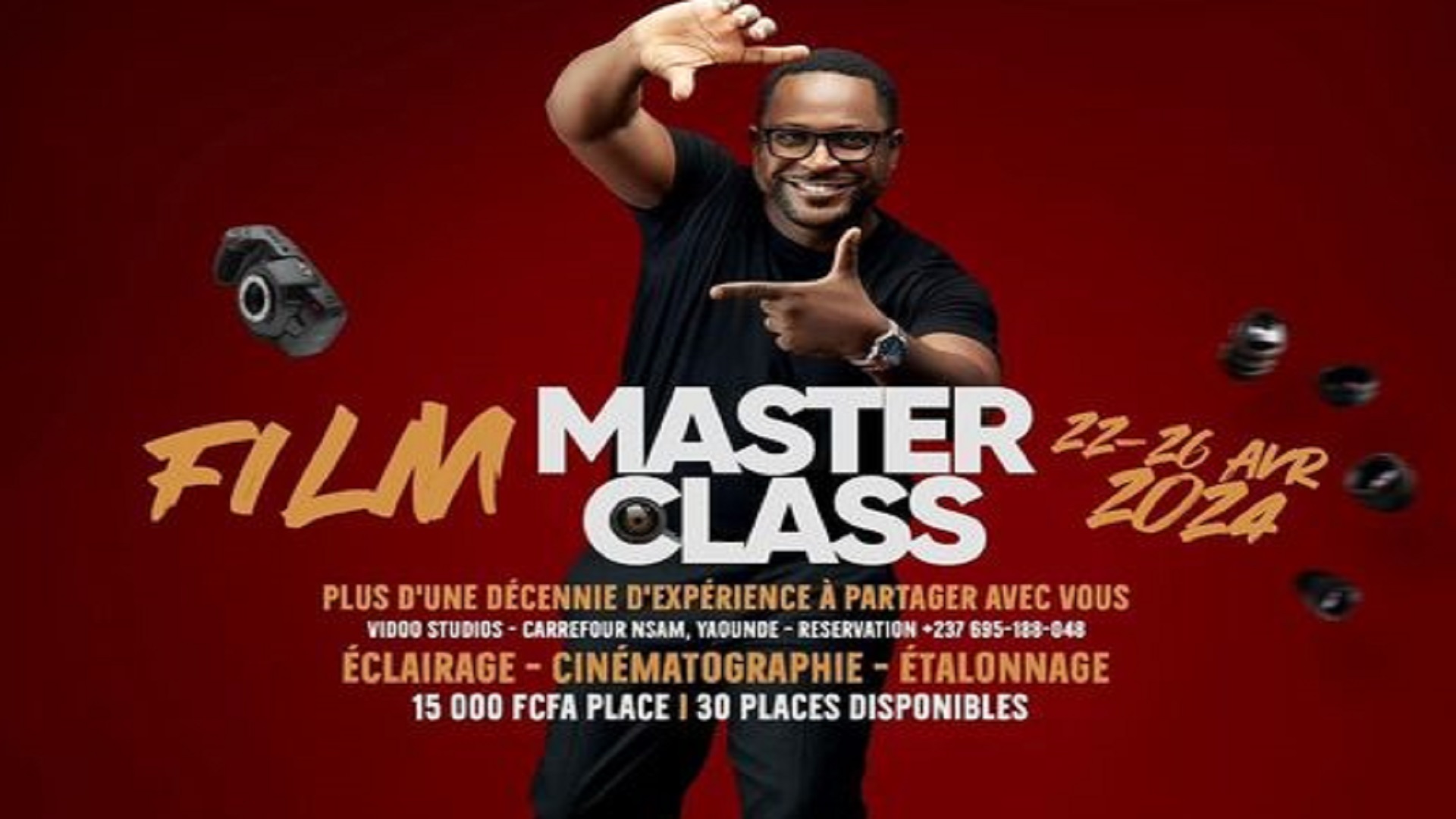 Adah Akenji organise un « Film masterclass » à Yaoundé