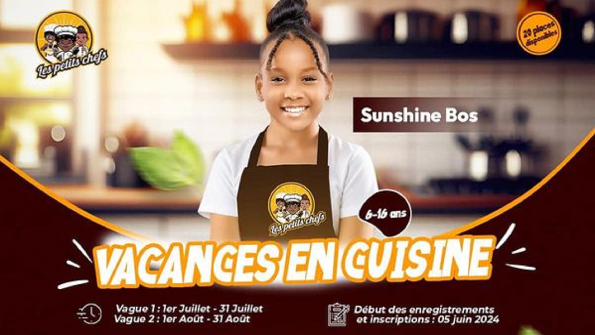 Lucie Memba Bos organise des vacances utiles en cuisine pour les tout-petits