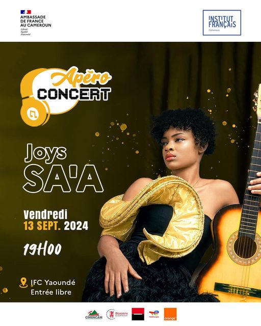 Concert: Joys Sa’a en concert apéro à l’IFC de Yaoundé en septembre