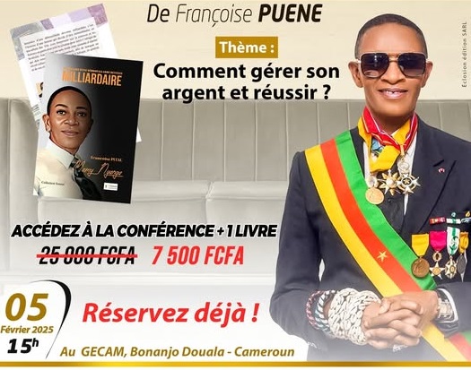 Françoise Puene: dédicace son livre le 05 février à Douala