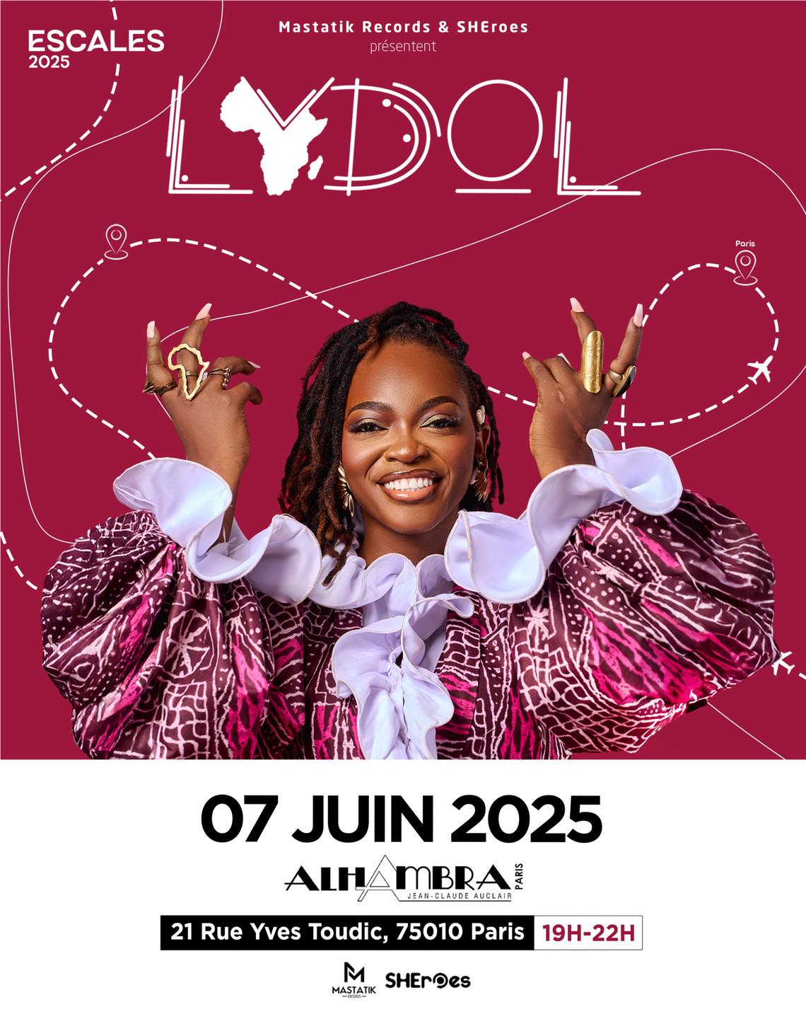 France: Lydol en concert à Paris le 07 juin 2025