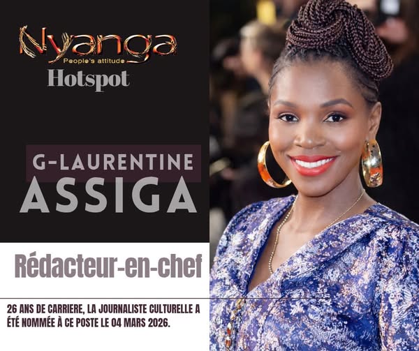 G-Laurentine Assiga AF nouvelle Rédactrice en Chef de Nyanga Magazine