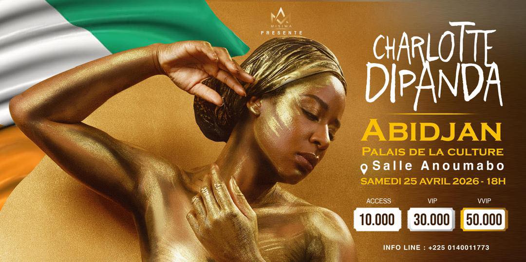 Charlotte Dipanda en concert à Abidjan ce 25 avril