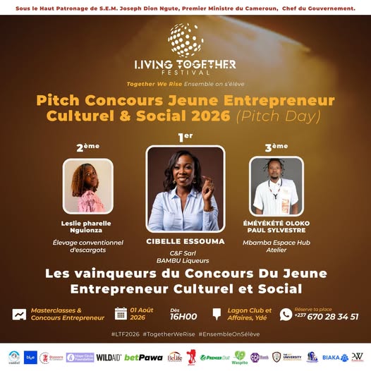 Living Together Festival: Stanley Enow récompense les jeunes entrepreuneurs